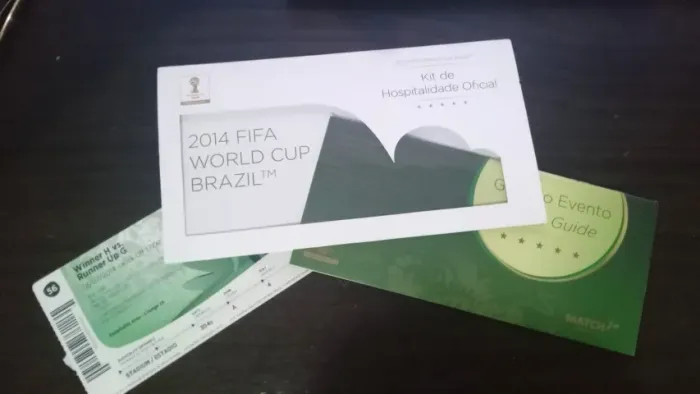 Copa 2014 - Kit Hospitalidade Oficial - Estado Fonte Nova - Salvador / BA