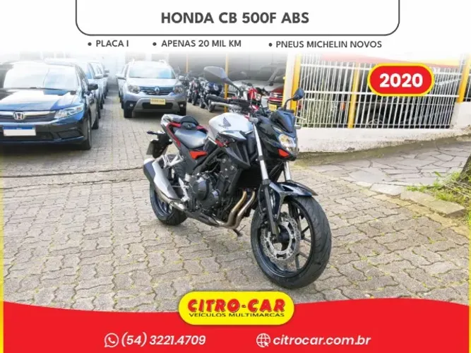 Honda CB 500F ABS 2020 Apenas 19 mil km