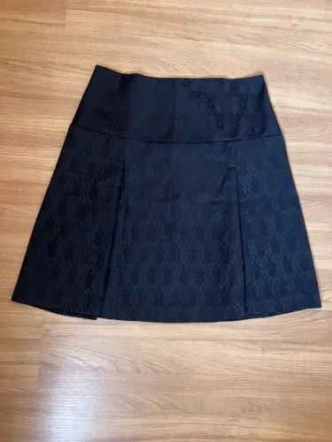Saia Jacquard preta - Tam 40