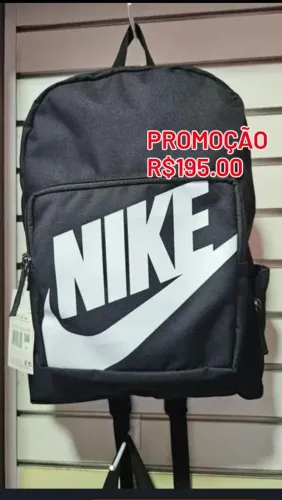 Mochila Nike infantil 16 litros Preta - Promoção!