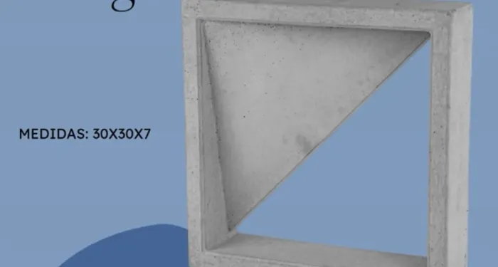 Bloco de Concreto para Parede 30x30x7cm