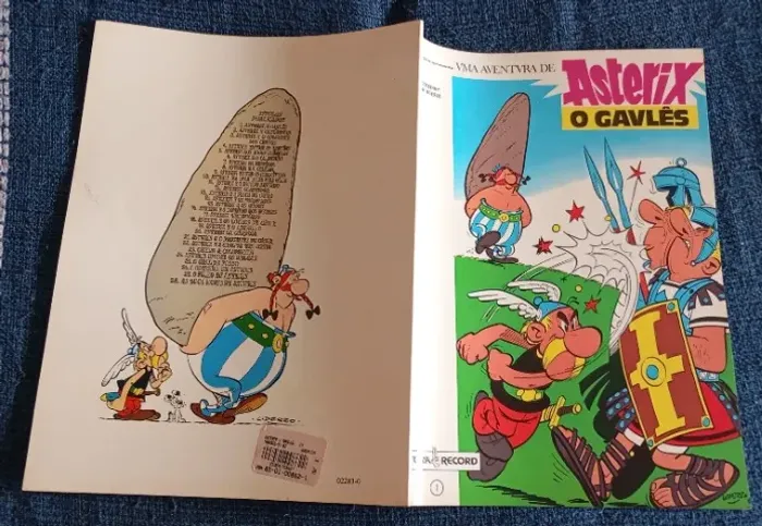 ( Leia ) Revista Asterix O Gavlês Record