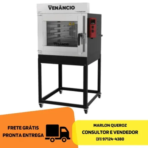 Forno Turbo a Gás 5 Esteiras Venâncio FVT5G Monofásico 127V