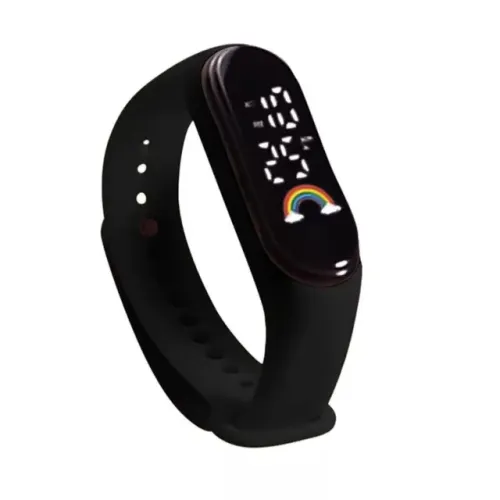 Relogio Pulso Infantil Digital Criança Relógio Arcoiris