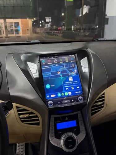 Multimídia Android Tesla Hyundai Elantra 