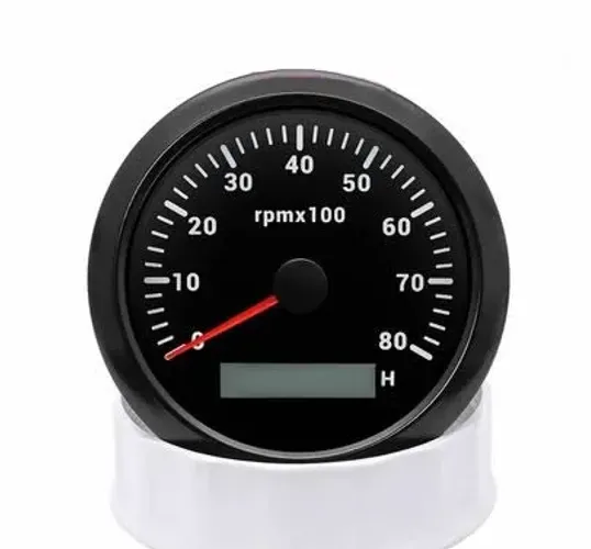 Relógio conta giros 8.000 RPM/Tacômetro-85mm- Prova D'água C/horímetro- 7 Cores- NOVO