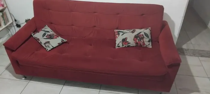 Sofá vermelho