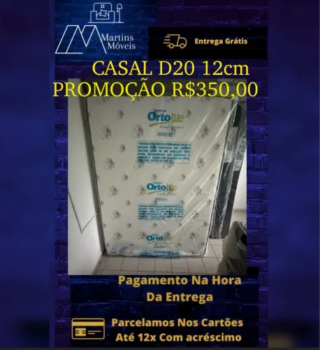 GRANDE PROMOÇÃO COLCHÃO CASAL ENTREGA GRATIS ACEITA CARTÃO