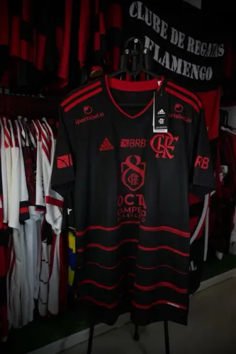 Camisa Flamengo patch octacampeão brasileiro