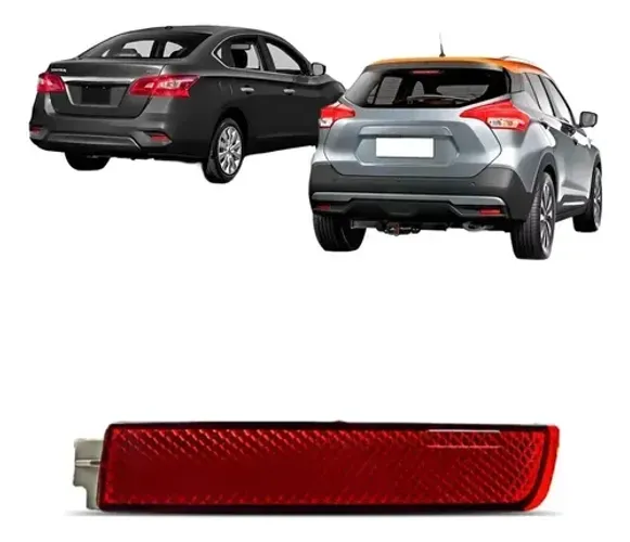 Refletor Parachoqu Traseiro Sentra Kicks 2012 A 2021 Direito
