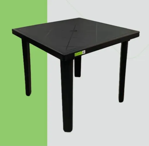 Mesa de plástico quadrada desmontável