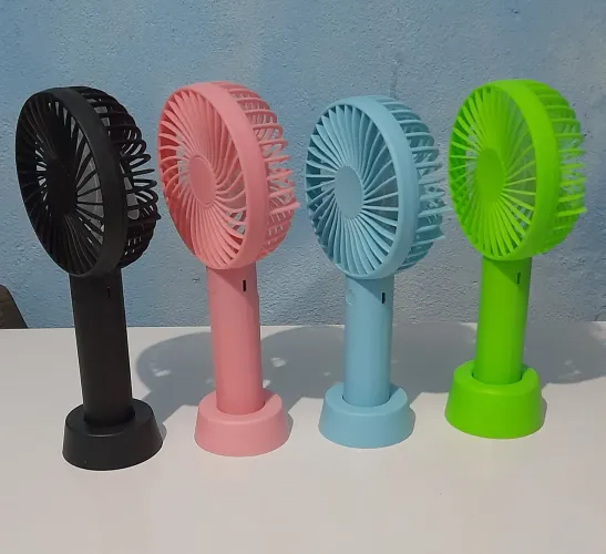 Mini Ventilador Portátil 3 Velocidades - Leve e Prático