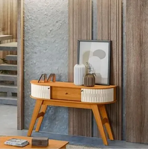 APARADOR COM DESIGN ARREDONDADO SUPER ELEGÂNCIA!! 625TOP9