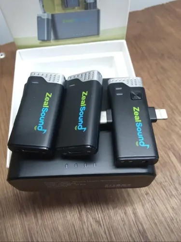 Microfone de Lapela Zealsound V7 Pro - Novo e Lacrado