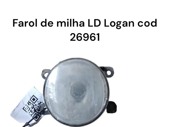 Farol De Milha Lado Direito Renault Logan Cod 26961