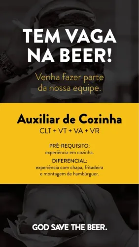 VAGA PARA AUXILIAR DE COZINHA
