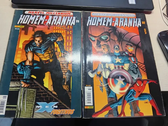 Hqs Marvel Millennium Homem Aranha 12 HQs
