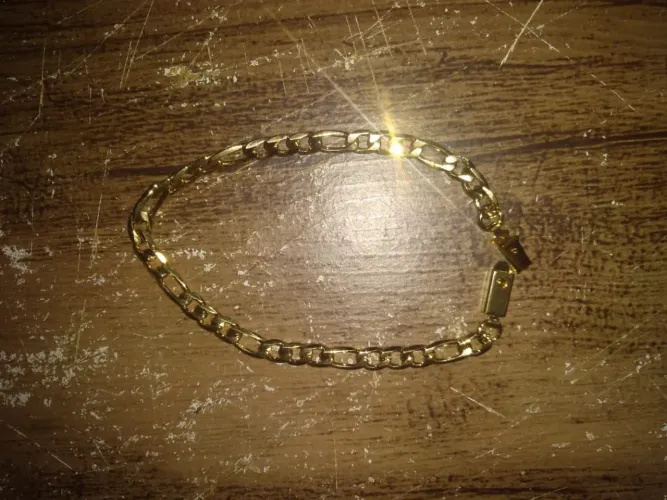 Pulseira Corrente masculina dourada*nova*!