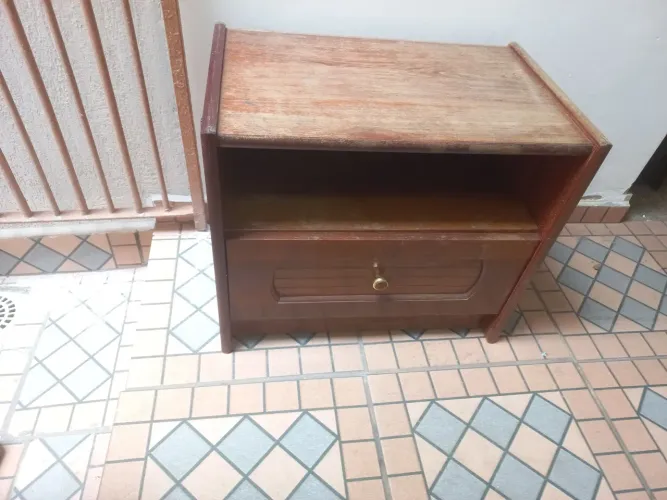 Movel lateral de Cama Madeira Maciça 