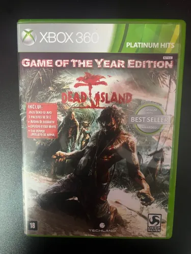 JOGO MÍDIA FÍSICA DEAD ISLAND XBOX360