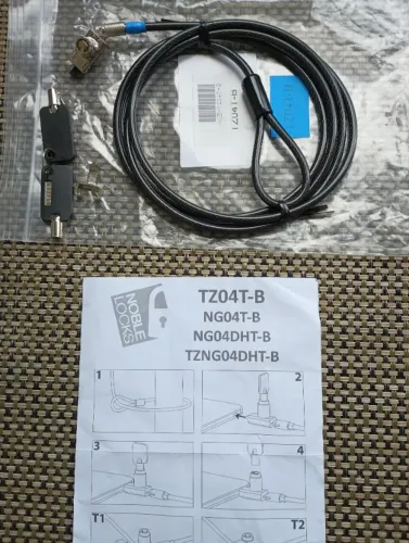 Noble locks Tz04t-b para CEO laptops profissionais segurança
