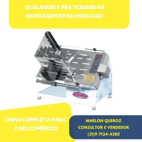 Fatiador de Frios Bermar Pintado Lamina 22CM Novo