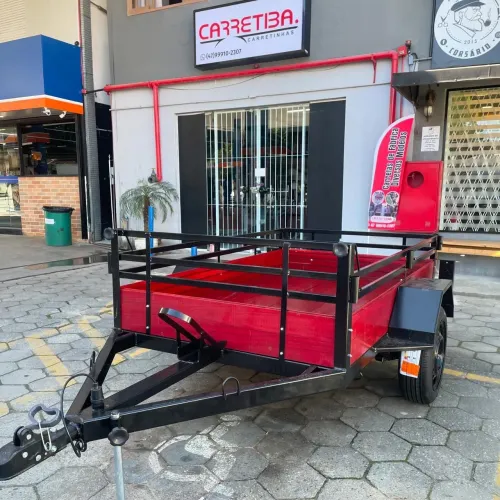Carretinha 2.0Cx1.20L Premium Preta Epóxi