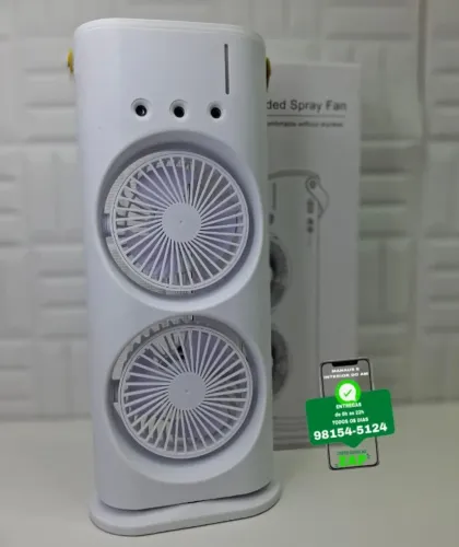 Mini Ar Portatil e Ventilador de Mesa Portatil - ENTREGA RÁPIDA