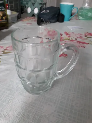 Caneca de Vidro Transparente