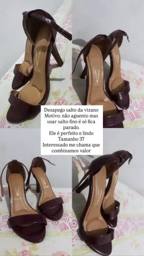 Desapego de sandália em perfeito estado 