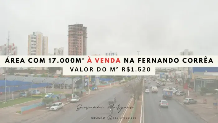 Posicionamento Dominante: Imóvel Comercial de 17.106 m² à venda na Av. Fernando Corrêa da