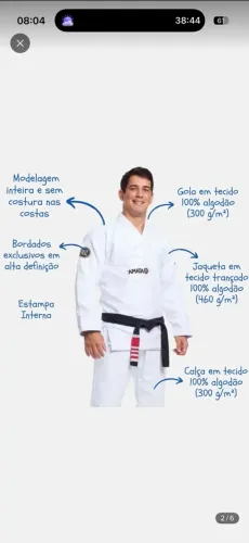 KIMONO ATAMA CLASSIC BRANCO A2