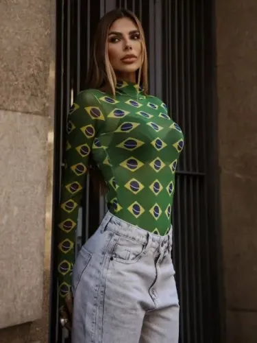 Body bandeira do Brasil
