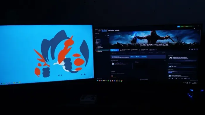 2 Monitores LG de 24 polegadas
