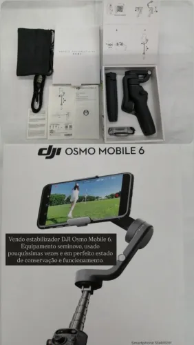 Vendo estabilizador inteligente de 3 eixos DJI Osmo Mobile 6