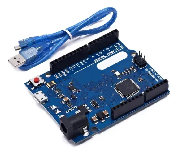 Arduíno Leonardo R3 Rev3 Atmega32u4 + Cabo Usb
