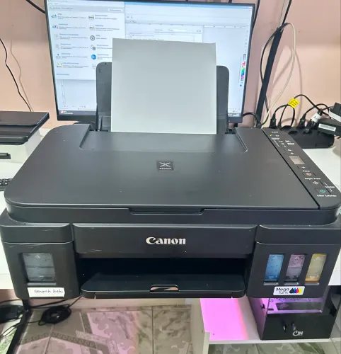 02 Impressora Multifuncional Cânon G3110 Tinta Corante Preta e Colorida