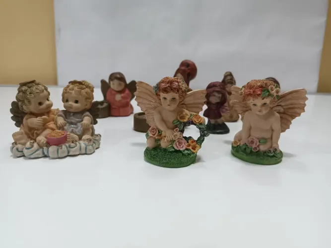 Lote bibelô de resina