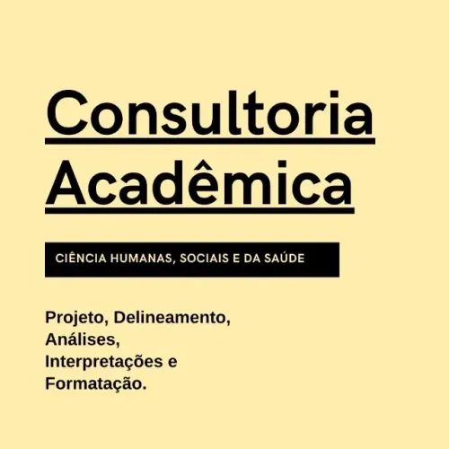 Consultoria de Pesquisa Acadêmica (Ciências Humanas e da Saúde)
