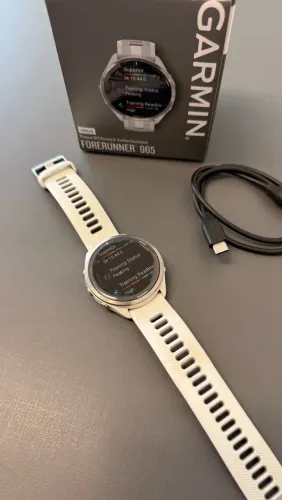 Garmin forerunner 965 Branco Completo Seminovo