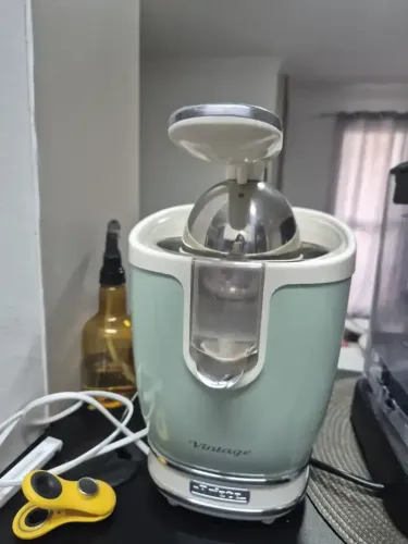 Espremedor De Frutas Ariete Vintage Verde 220v