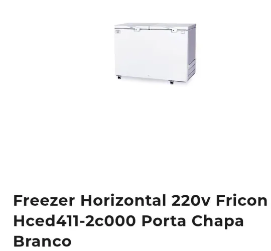 Freezer nova na caixa