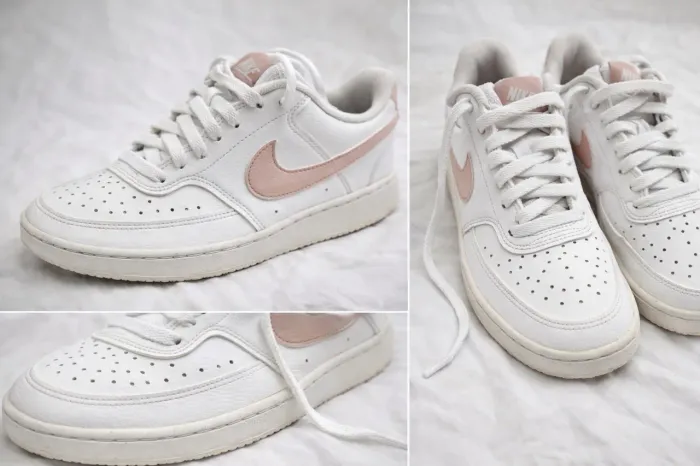 Nike Court Borough Low / Recraft branco com rosa