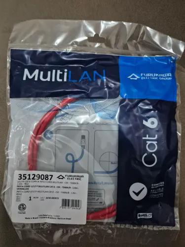 Cabo de rede Furukawa 15$ unidade