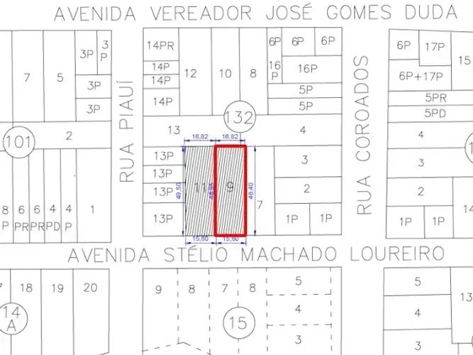 Edificação 789m² a.t., Pacaembu/SP