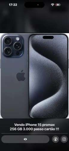 iPhone 15 promax 256 GB