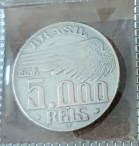 5000 réis 1938 mbc