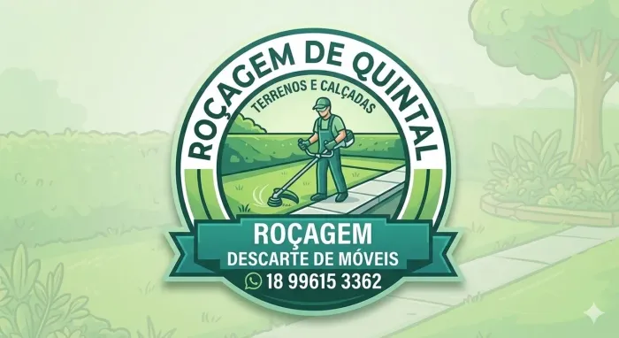 Faço roçagem de quintal terrenos e calçadas