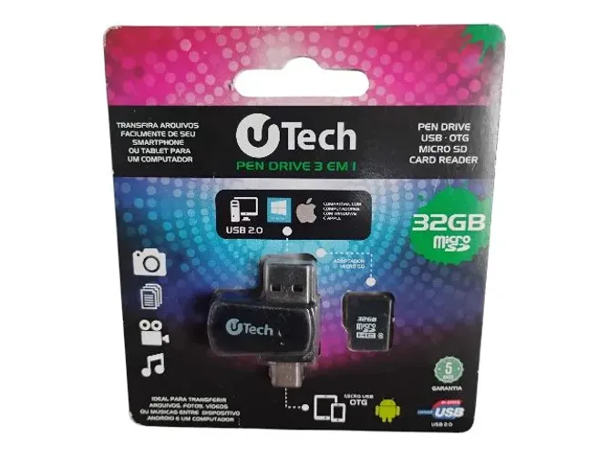 Pen drive original 32 gb Utech Brasil