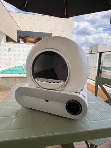 Caixa automática para recolher coco e xixi do gato